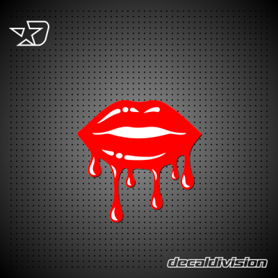 Hot Lips Sticker
